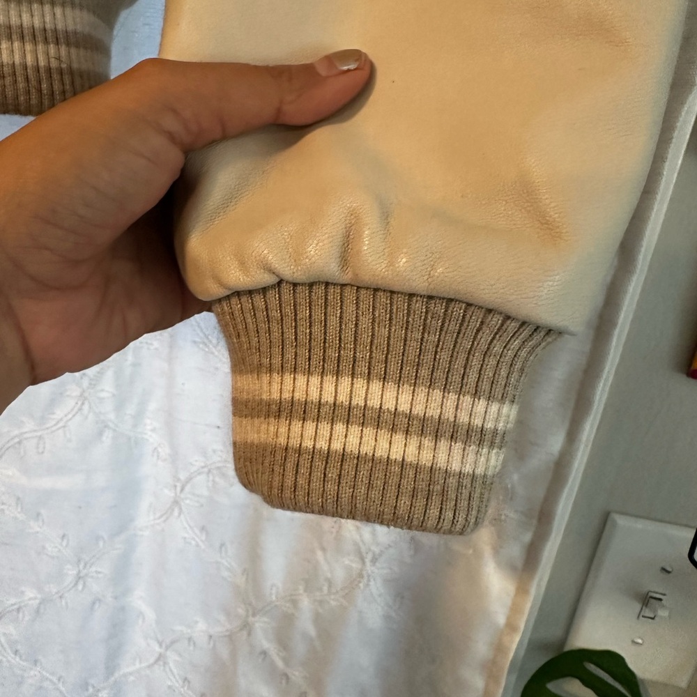 Mango Wool Leather Varsity Jacket - image 5